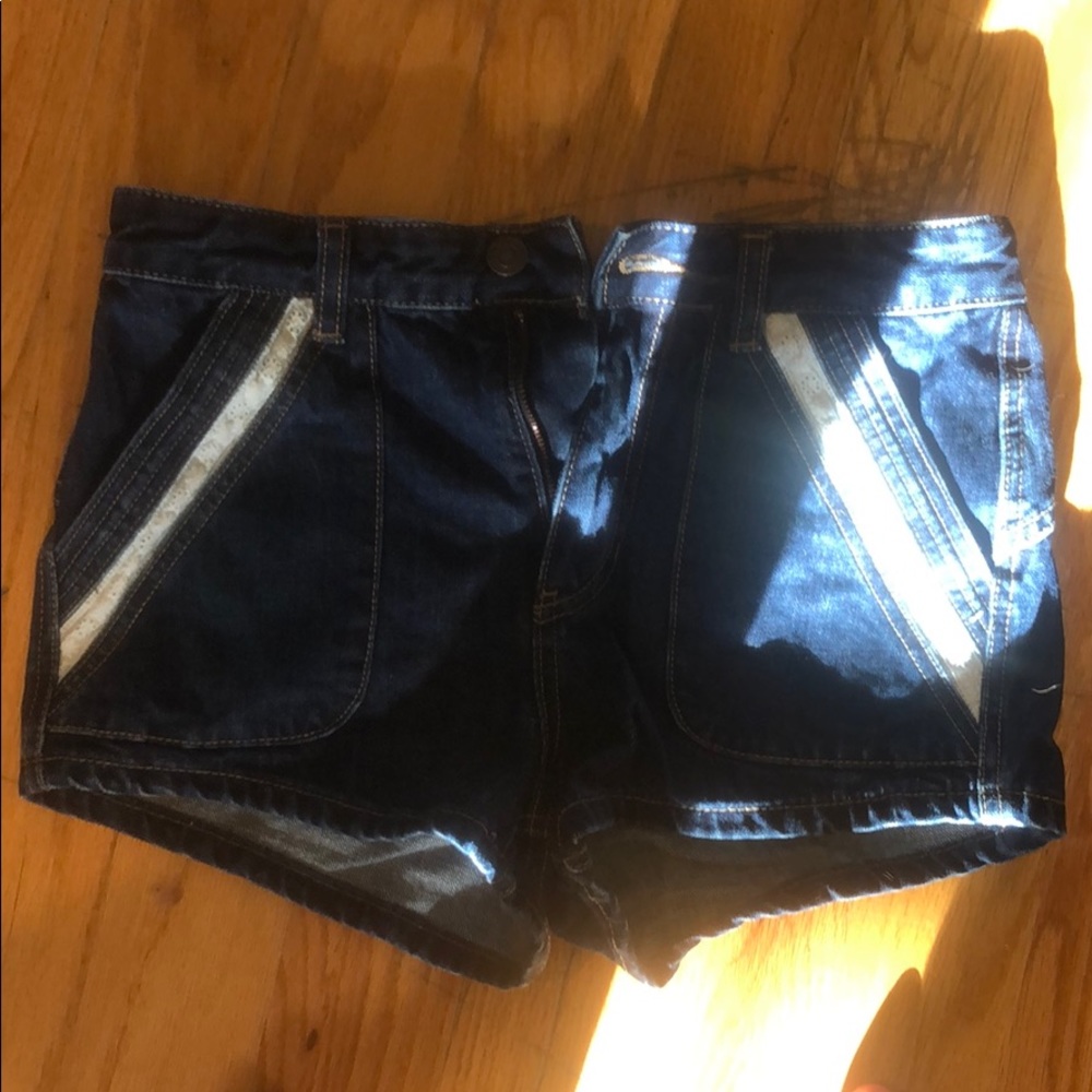 Free people jean shorts